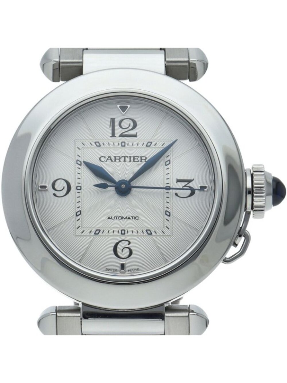 Cartier Pasha de Cartier Watch 35 mm SS Silver Polished